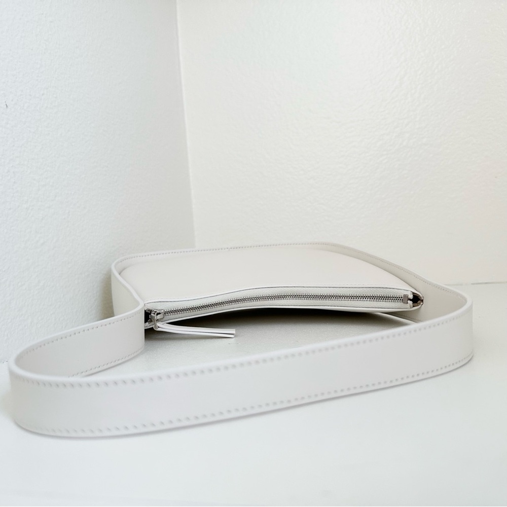 The Row Half Moon Leather Shoulder Bag - Picture 7 of 16